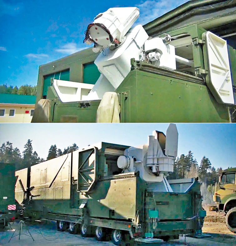俄羅斯激光武器「佩雷斯韋特」。
