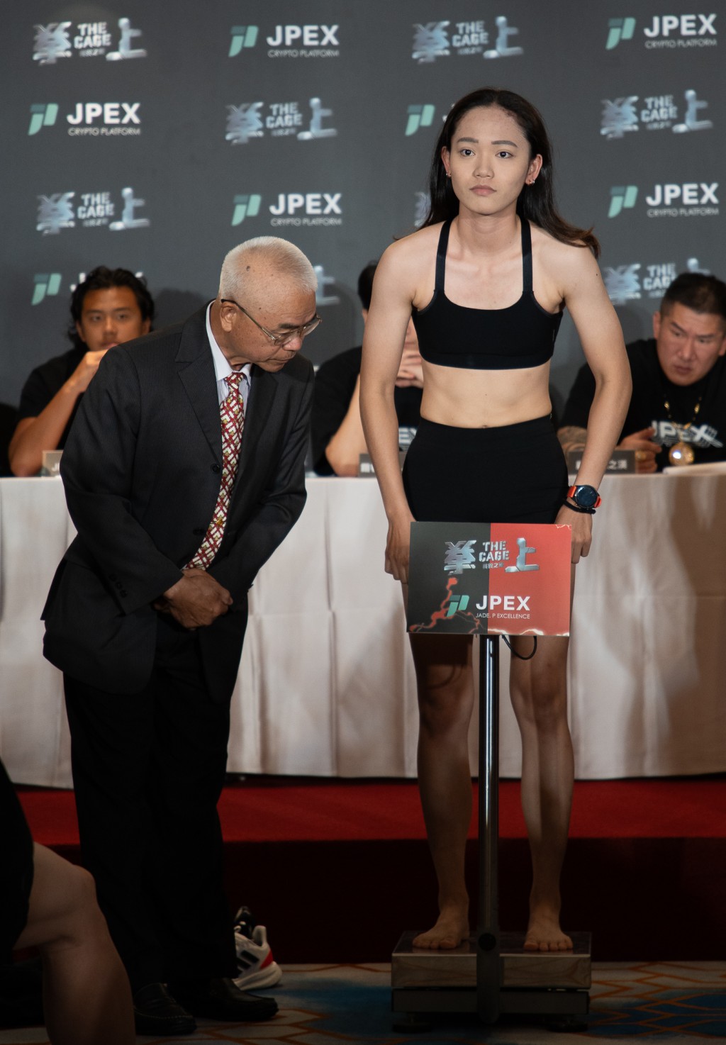 台湾职业女拳手王靖欣。