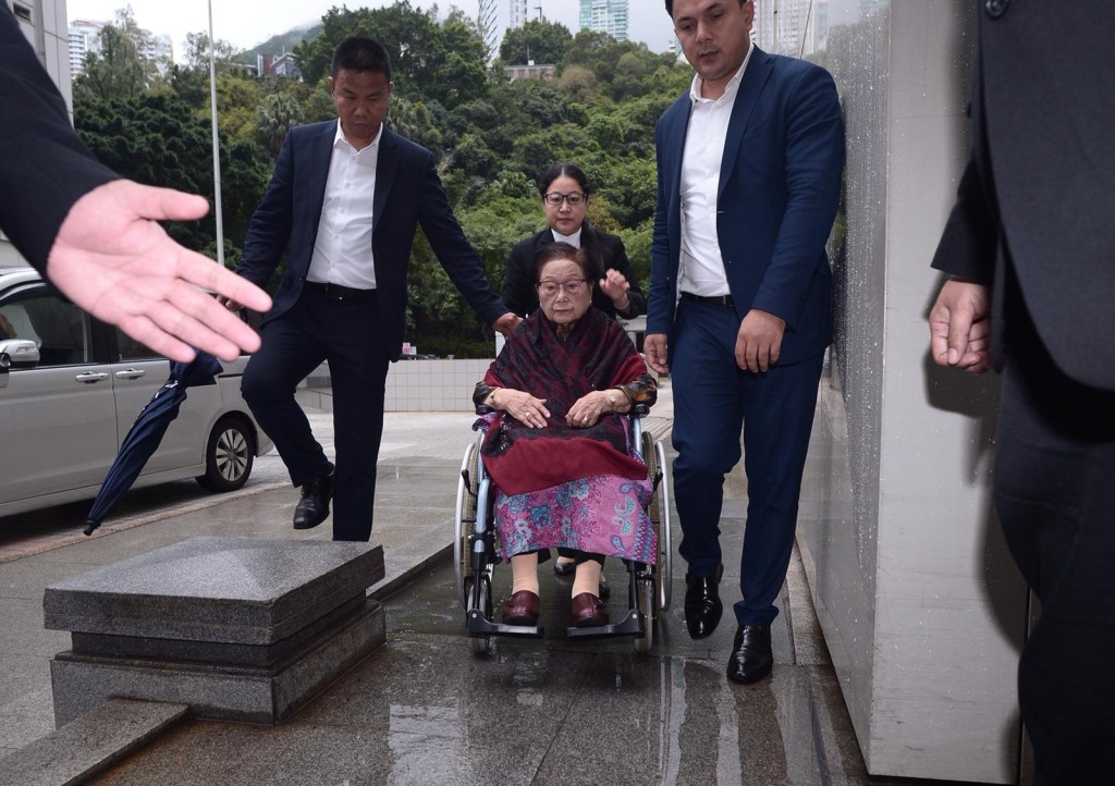 羅老太下午到庭。蘇正謙攝