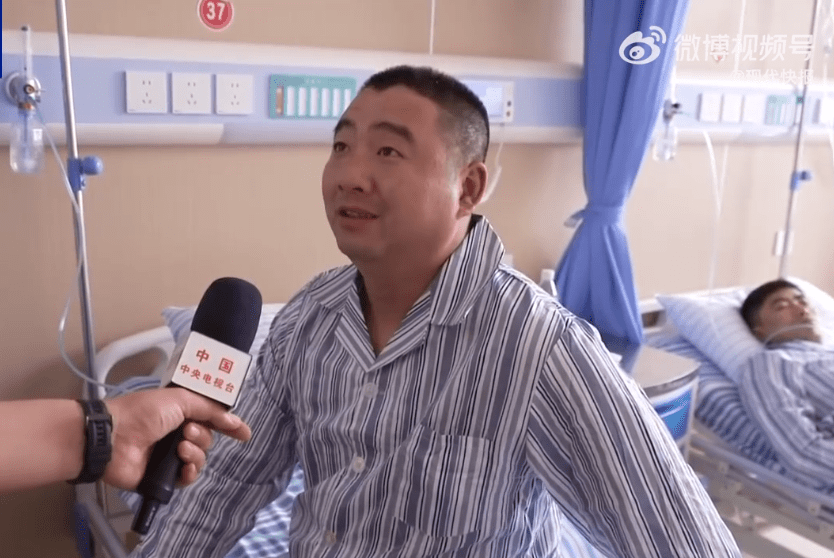 倖存礦工王勇稱在現場暈1個多小時後才逃生。 央視