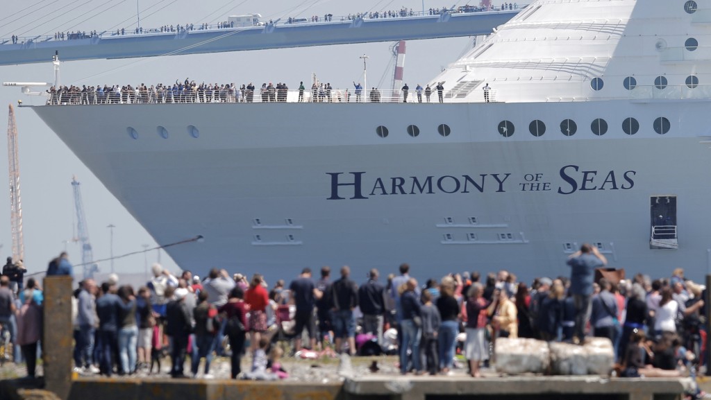 皇家加勒比邮轮海洋和悦号（Harmony of the Seas）。  路透社