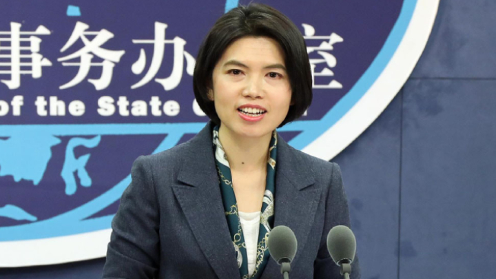 國台辦發言人朱鳳蓮。資料圖片