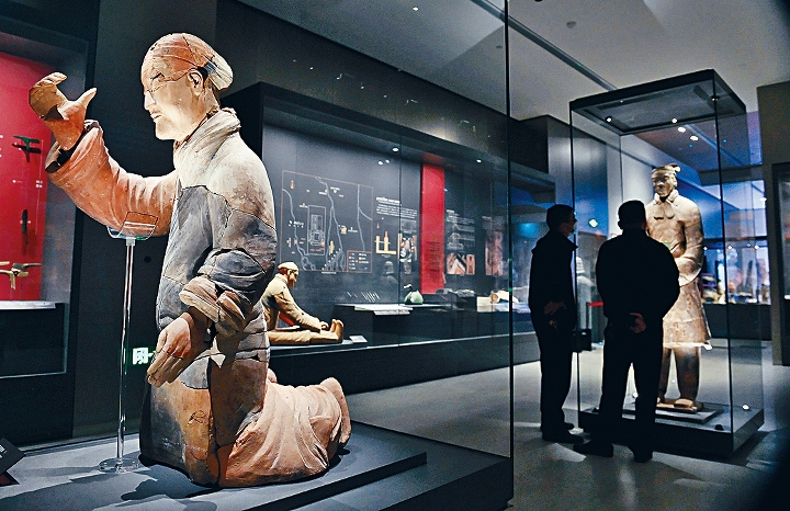 陝西考古博物館，是認識陝西考古成就的好去處。（新華社資料圖片）