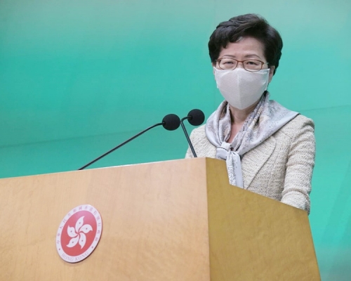 林鄭月娥指零星本地個案不影響復課。