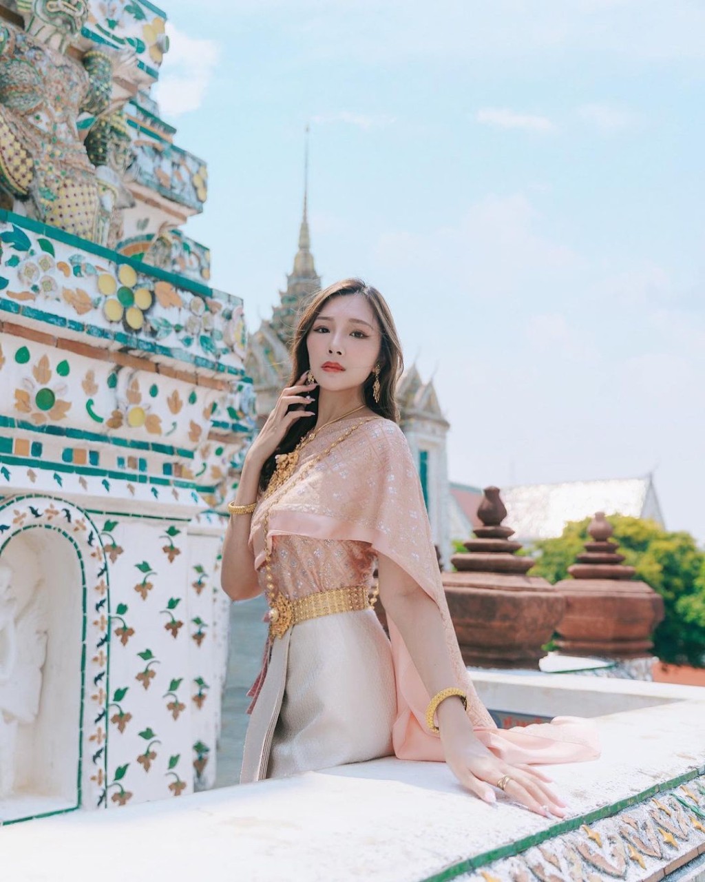 梁允瑜又去泰国度假。