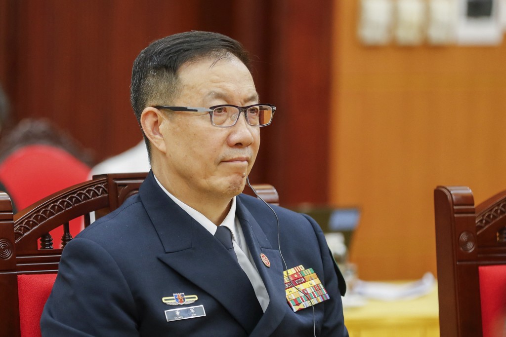 國防部部長董軍。法新社