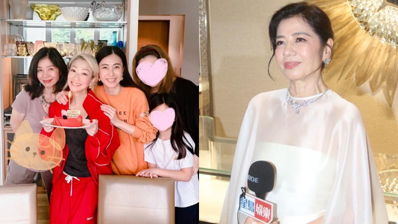 鍾楚紅賀鄭秀文54歲生日狀態曝光  神采飛揚極凍齡  走出谷薇麗離世陰霾