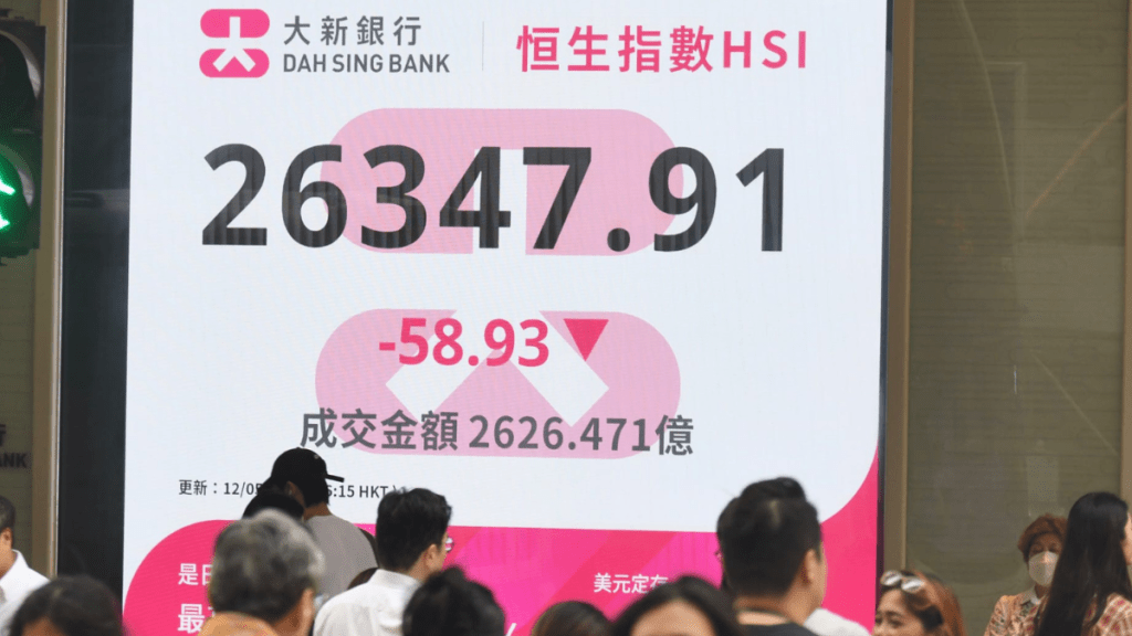 恒指倒跌58點 AI股降溫 群核智譜MINIMAX跌逾6% 專家料騰訊阿里業績影響後市｜港股收市