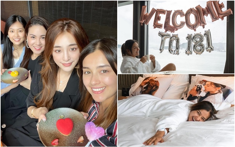 Liza 出關即約陳楨怡、郭柏妍和鄺美璇齊歎下午茶。