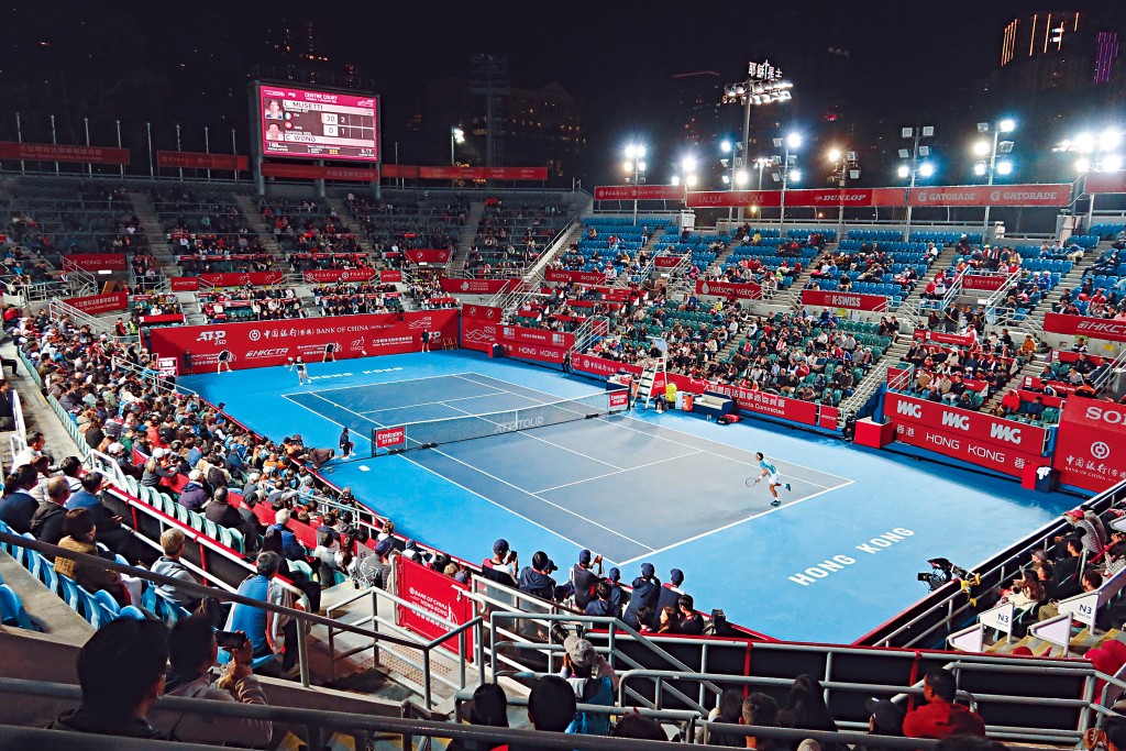 暌違21年，香港再次舉辦的ATP男子職業網球巡迴賽。資料圖片