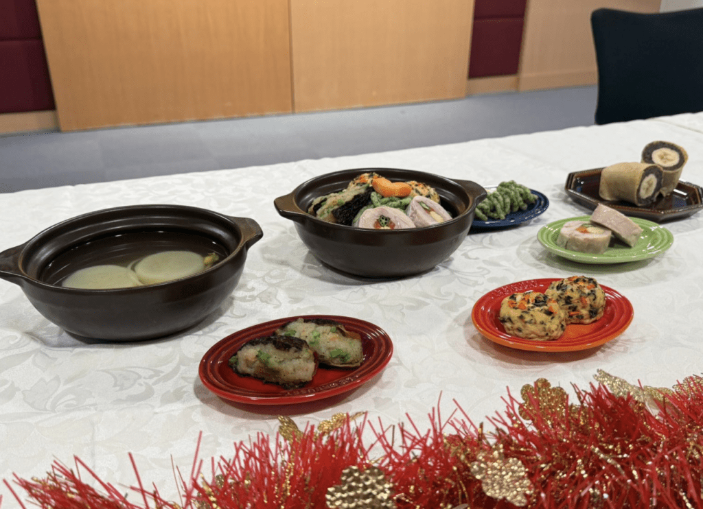 賴穎琪亦特別介紹「三低一高」輕盈盆菜及健康小食食譜，讓普羅大眾及需要控制「三高」的市民都能安心享用節日美食。何姵妤攝