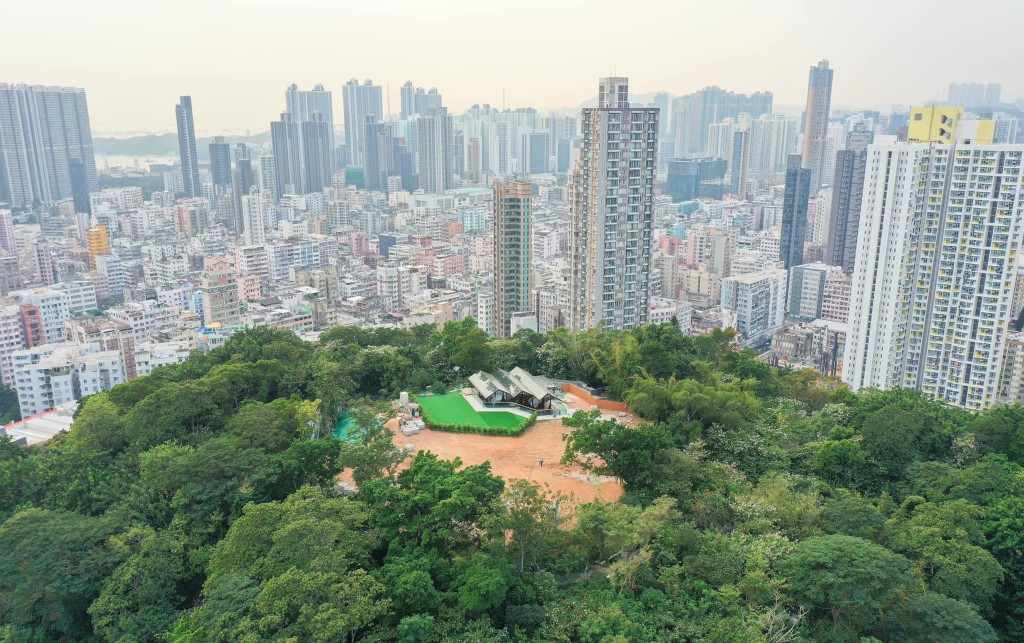 主教山配水庫有逾百年歷史,早前被評為一級歷史建築。fb「KEVIN CHENG PHOTOGRAPHY」圖片