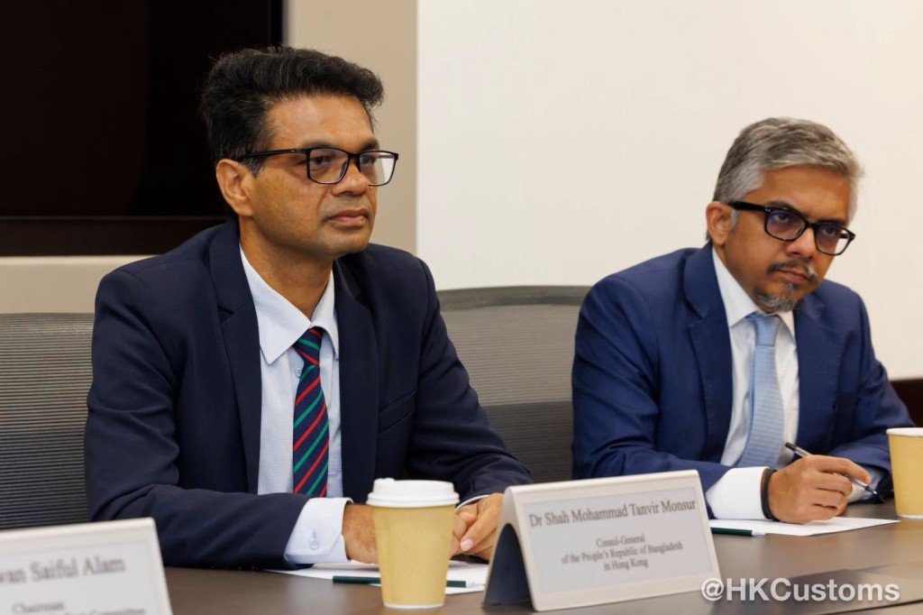 孟加拉駐港總領事Dr Shah Mohammad Tanvir Monsur。 孟加拉駐港總領事Dr Shah Mohammad Tanvir Monsur。