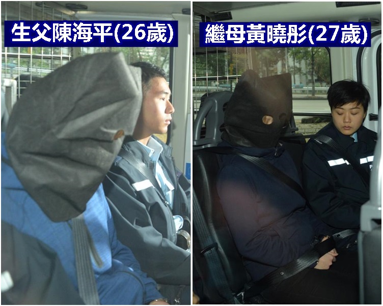 死者父母被控謀殺。資料圖片