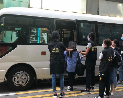多人被捕。警方圖片