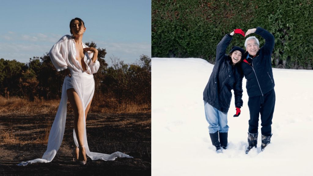 姜麗文走出抑鬱陰霾high爆慶生 不顧危險居高臨下一事 與80歲老父秦沛合體幸福滿瀉