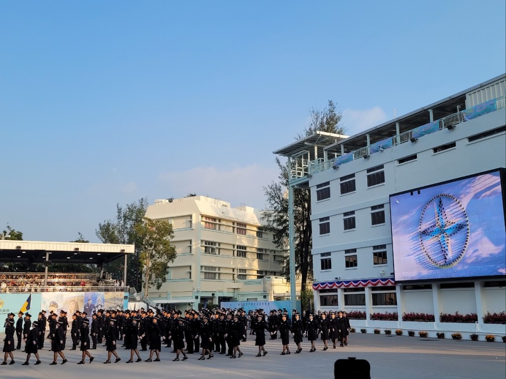 圖為11月24日懲教結業典禮。資料圖片