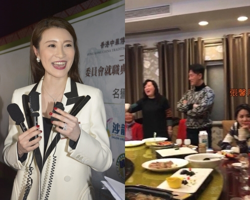 早前傳張馨月陪林峯(右圖)返家鄉祭祖。