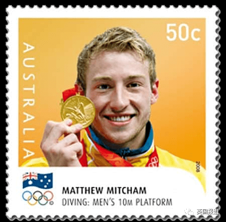 马修曾登上澳洲的邮票。