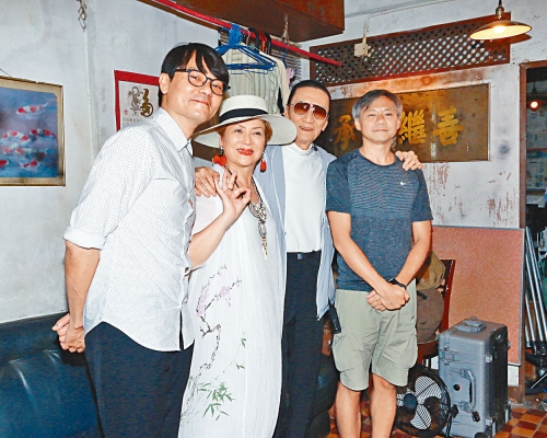Bobo姐笑言接拍此片是被監製林家棟誠意打動，加上又有四哥參演。