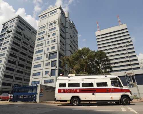 一輛P牌四驅車科學園失事翻側。資料圖片