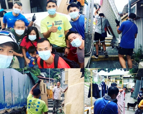 患心臟病港爸與5歲唐氏兒搬屋,獲消防處義工隊熱心幫忙搬傢俬,令港爸感到十分窩心。消防處義工隊IG圖片