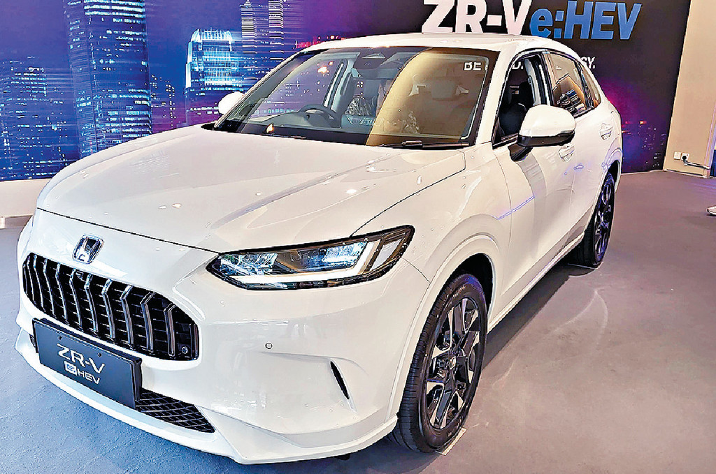■全新ZR-V e:HEV現於九龍灣本田專店公開首展。
