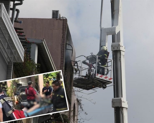 消防救出5人惜告搶救無效死亡。中時/網圖
