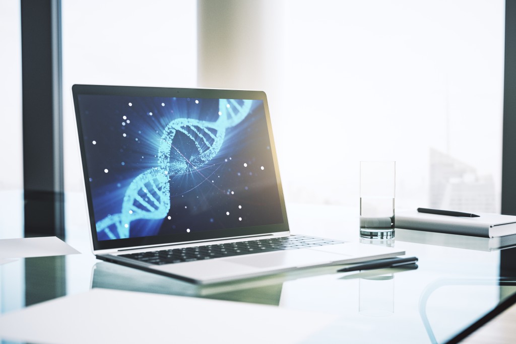 AI有助分子診斷的研究。示意圖 AI有助分子診斷的研究。示意圖