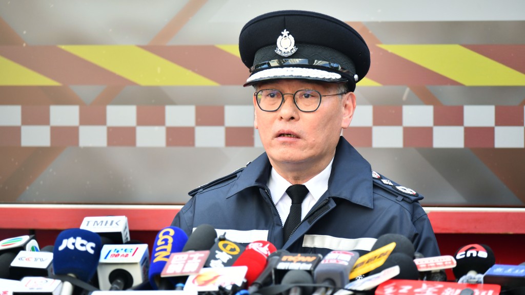 署理警務處處長簡啟恩。盧江球攝