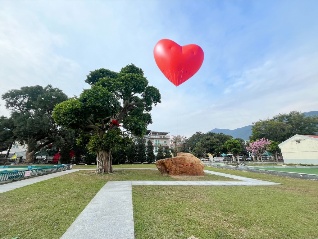 活动首日「快闪」红心展出地点为旺角花墟、大埔林村许愿广场、卑路乍湾海滨长廊。