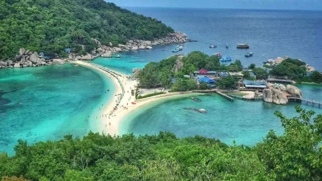 浙江有2名醫院員工在泰國旅遊時溺斃。圖為蘇梅島。小紅書＠片刻漫遊