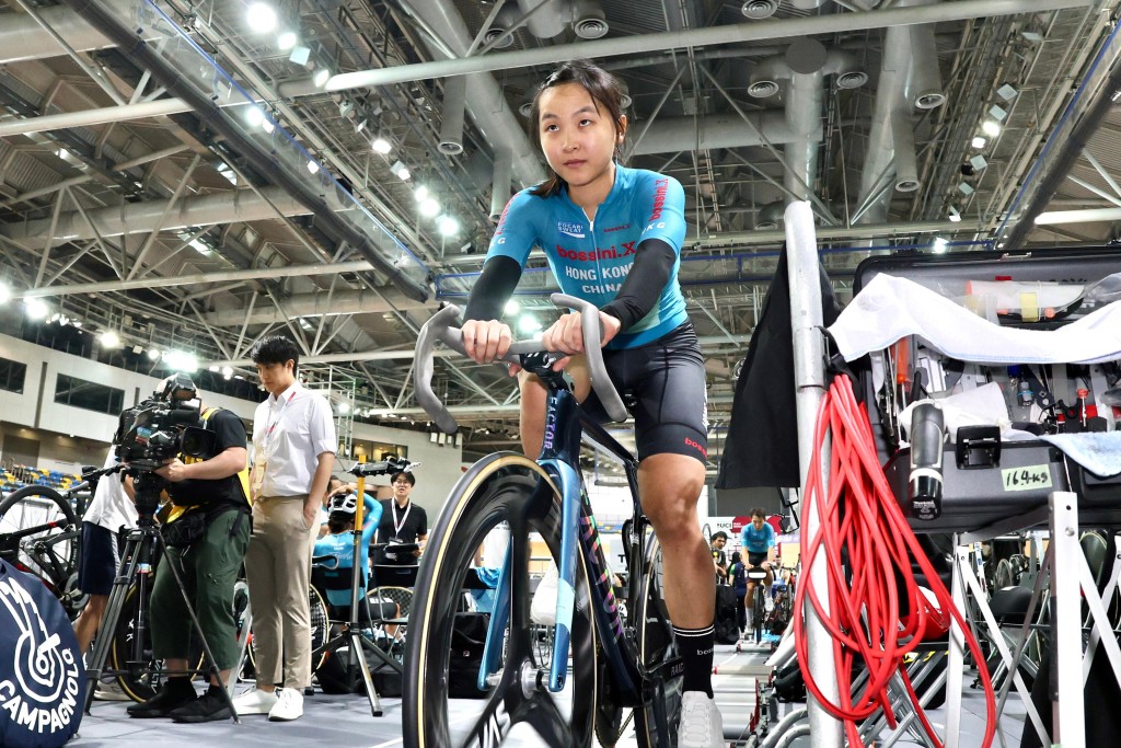 李思颖以平常心应战世界杯。徐嘉华摄 李思颖以平常心应战世界杯。徐嘉华摄