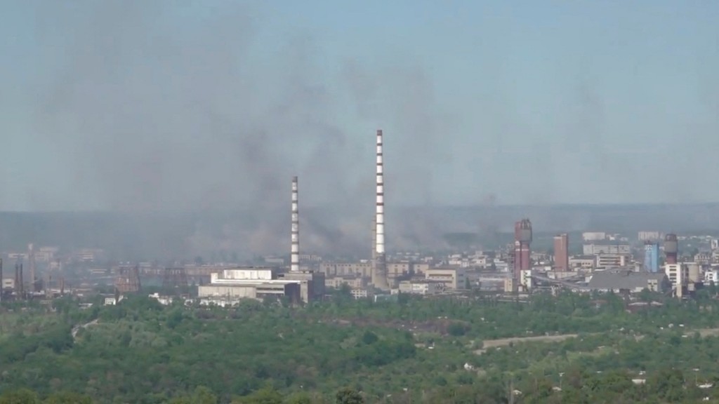烏克蘭政府指出阿佐特化工廠有多達800人在該處避難。REUTERS