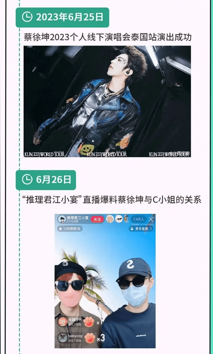 蔡徐坤緋聞風波事件簿