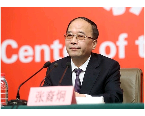 中央統戰部常務副部長張裔炯。新華社