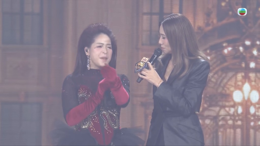 許美琪說：「聽講我當晚個髮型仲紅過我首歌！」