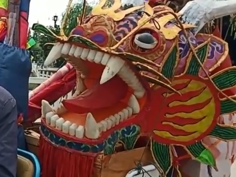 365米龍風箏。影片截圖