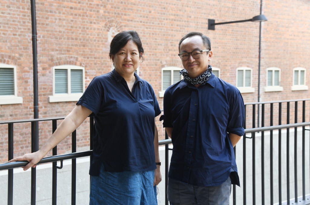 浸大視覺藝術學院教授梁美萍（左）及港大建築系副教授曾慶豪（右）。