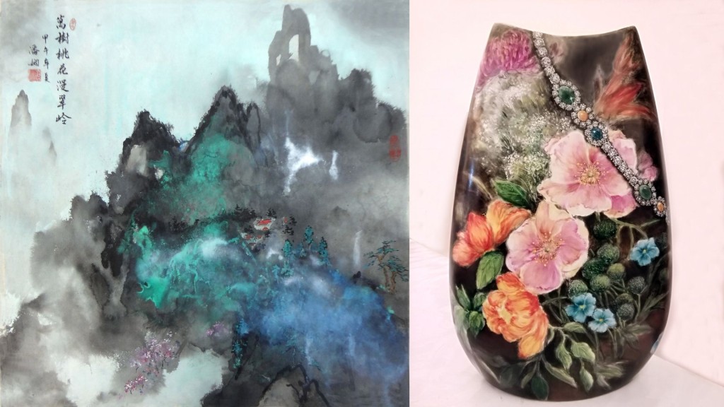 是次展覽展出了潘嫻多件代表作品。