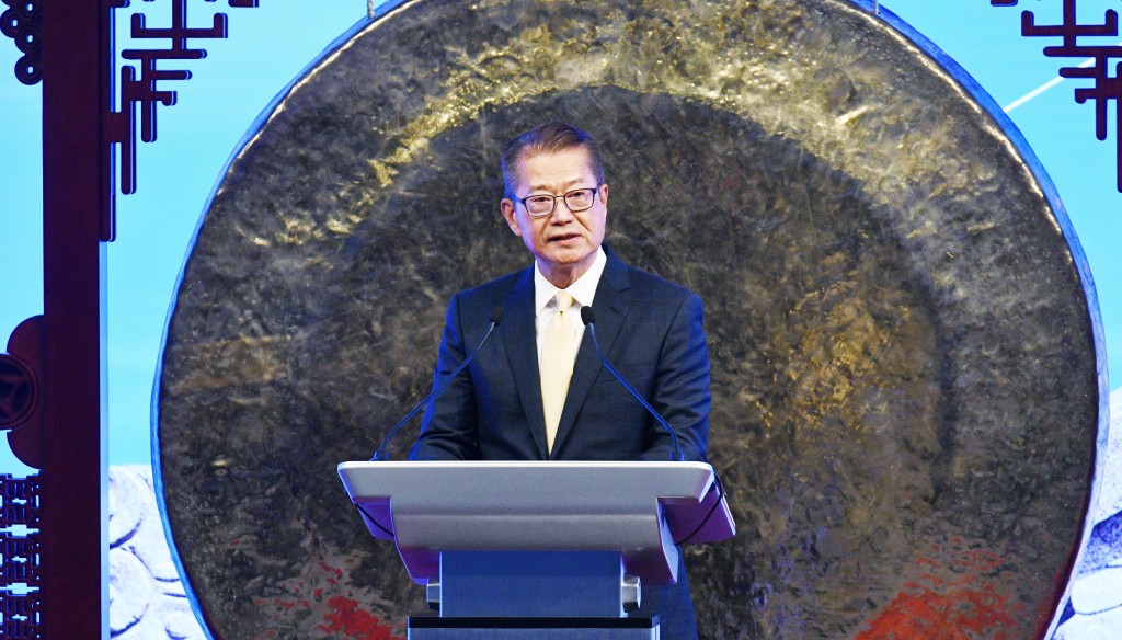 财政司司长陈茂波。何健勇摄 财政司司长陈茂波。何健勇摄