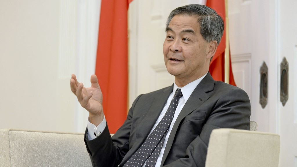 全國政協副主席梁振英。(資料圖片)