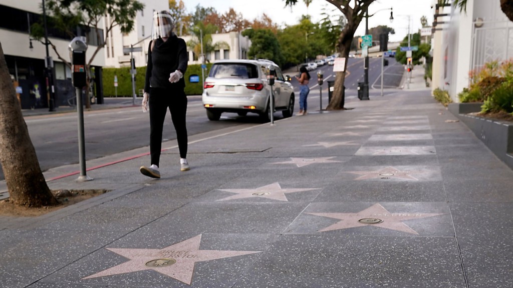 荷里活星光大道是洛杉磯的熱門觀光景點。AP