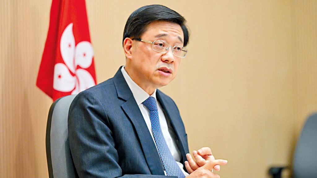 李家超抵達北京,展開述職行程。資料圖片