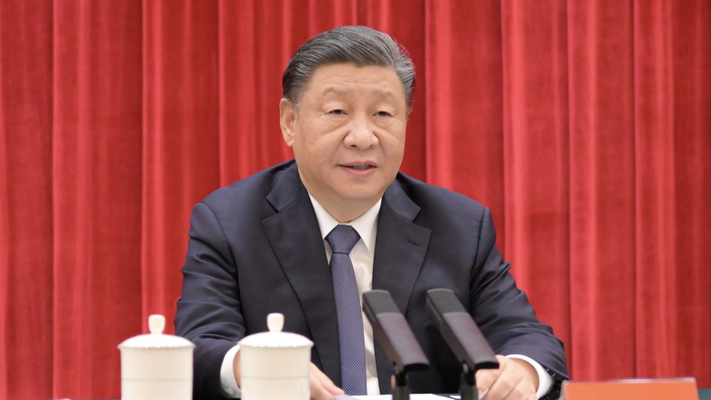 中共中央在北京人民大會堂舉行紀念毛澤東誕辰130周年座談會,國家主席習近平發表重要講話。 新華社