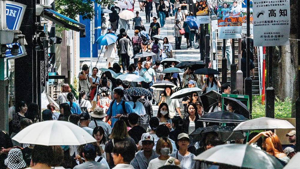 日本東京街頭。 新華社 日本東京街頭。 新華社
