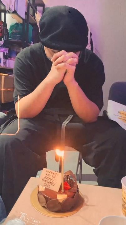 賀壽畫面之一。