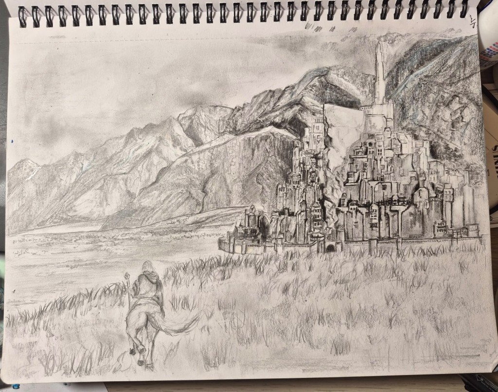 劉子恬的畫作。 劉子恬的畫作。