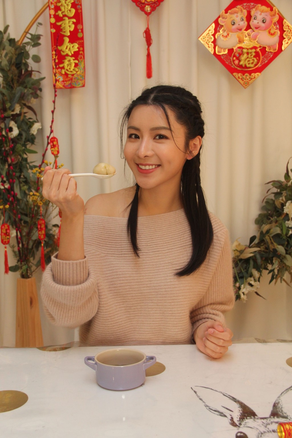 雖然Sammy情人節仍在內地拍劇,但Shirley冧爆話:「我哋又可以視像見面嘛!」