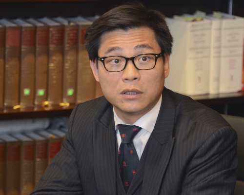 大律師公會執委石書銘。 資料圖片